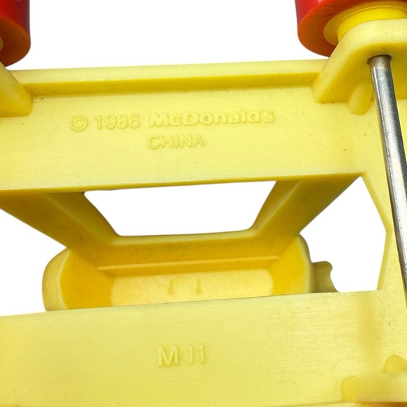 Muppet Babies McDonald's Happy Meal 1986 Rocking Horse‎ Toy ONLY made for Fozzy - Picture 6 of 6